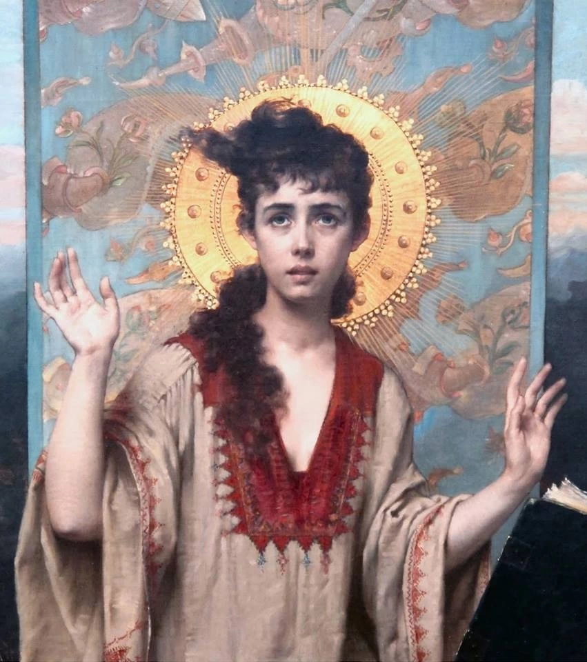Santa Cecilia - Musée d'art Roger, Quilliot, dettaglio 4